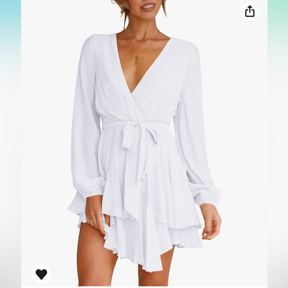 Cosonen Long Sleeve V-Neck Dress - Never Worn - Picture 6 of 12